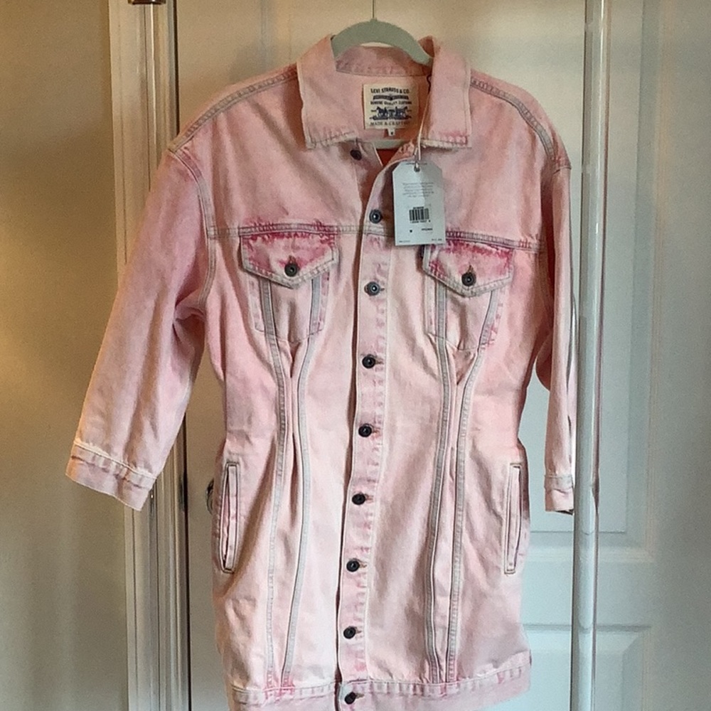 Pink Levi’s Denim Mini Dress